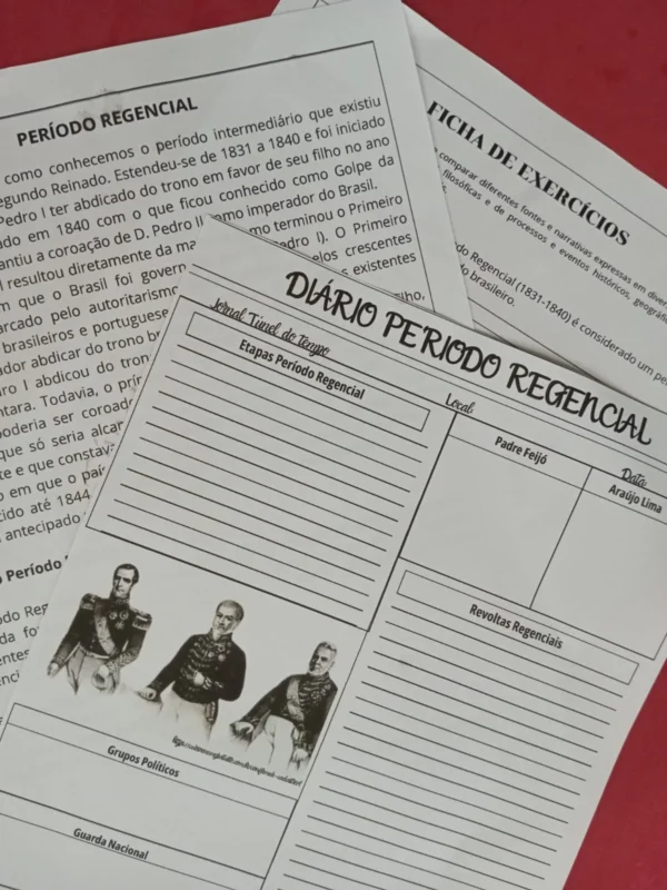 Jornal Período Regencial – Ensino Médio