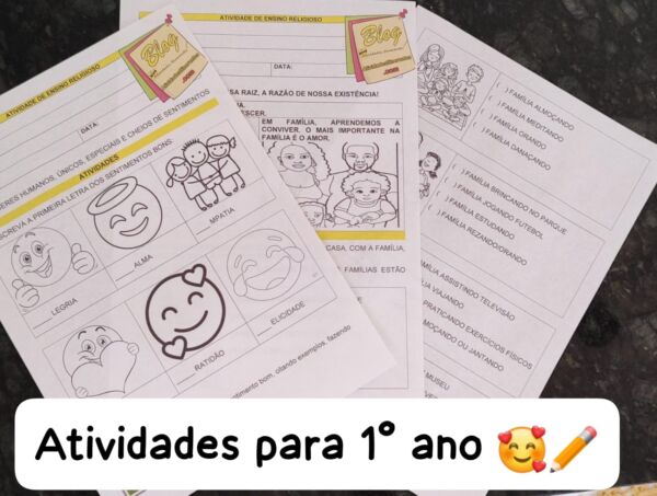 Atividade Ens. Religioso 1º ano