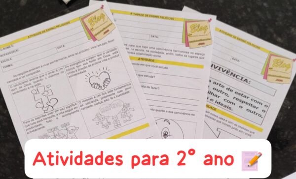 Atividade Ens. Religioso 2º ano