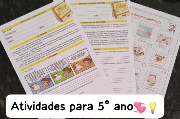 Atividade Ens. Religioso 5º ano