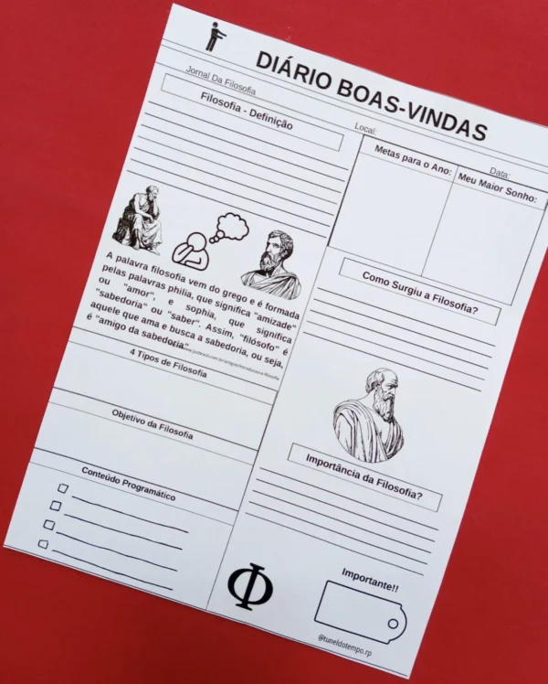 Jornal Boas-Vindas FILOSOFIA