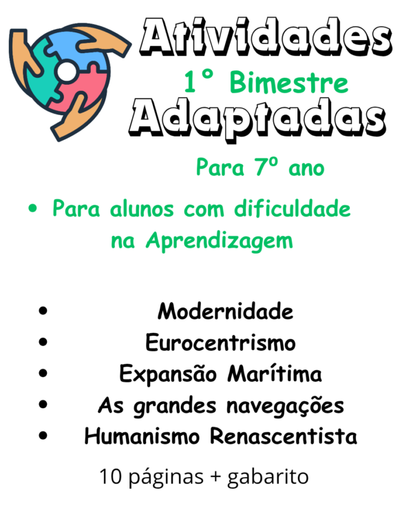 Atividades Adaptadas para 7 ano