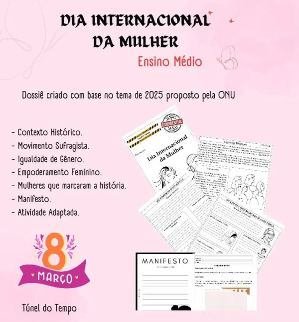 Dossiê Dia das Mulheres – Ensino Médio