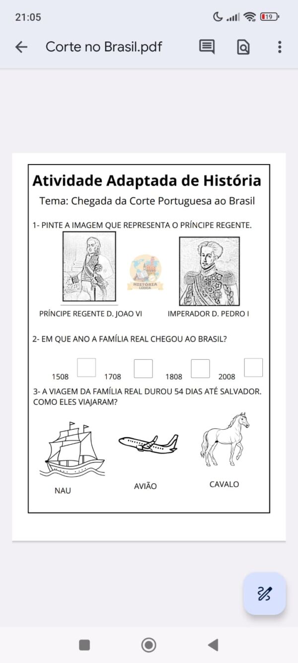 Atividades Adaptadas de História - Image 3