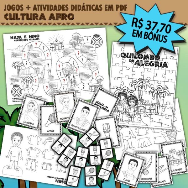 Kit jogos Cultura Afro - Image 2