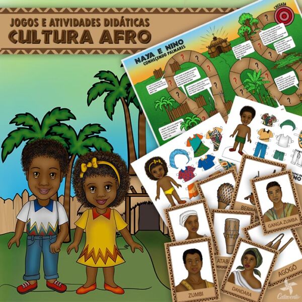 Kit jogos Cultura Afro